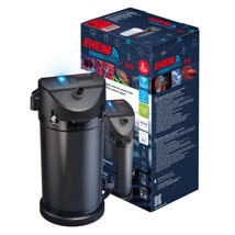 EHEIM classicVARIO+e is the new digital version of the renowned Classic filter. This filter features many things including wireless control and the world's unique brush less DC (BLDC) pump. Easy to use filter that comes complete with filter media and pipe work. Suitable for aquariums up to 250 litres.