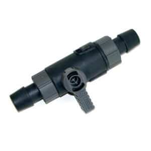 Eheim Shut-Off Tap is an in-line valve suitable for use with Eheim quality hose, and some other brands of flexible pipe. This can either be used on a hose end or for joining 2 lengths of hose together. These can be used to control the water flow on many different tasks on the aquarium. 25/34mm