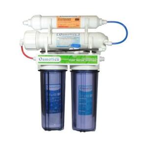 4 Stage 50 Gallon Per Day Reverse Osmosis System Produce up to 190 litres per day of Pure water for virtually any application with this 4-Stage RO System.