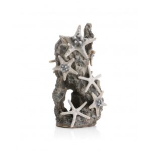 Biorb Samuel Baker Sea Star Rock Ornament Suitable for Cube, Tube from 30l, Life, Flow 30l, Classic from 30l, and Halo from 30l. Approximate Dimensions - 123 x 100 x 215  Product Code 46132