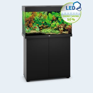 A perfect match: the juwel base cabinet Your aquarium definitely stands on solid ground with the matching base unit. The two are even optically the perfect duo due to the fact that the base unit is available in the colours of the aquarium. The very easy assembly and the generous storage space, for example for feed, do not leave any desires unfulfilled when it comes to pragmatism. In fact, all that is left for you to do is simply to enjoy your beautiful style accessory every day! Available in Light Wood, Dark Wood, Black and White. Cabinet Only.