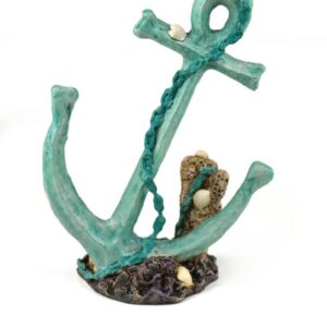 This Biorb Anchor Ornament suitable for all biorb aquariums 30 litres + replicates the profile of a real life anchor found along the seabed itself. Distinguishable for its eye catching appeal, the anchor ornament is a popular choice for aquarium hobbyists, used for its dramatic and intense appeal and for instant visual impact inside any aquarium or marine tank. Part Code 46139  Size 173 x 105 x 250 