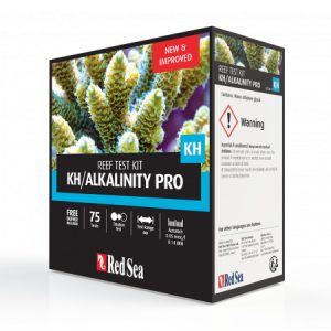 The Red Sea Alkalinity Pro - Titrator Test Kit contains everything you need to test and rectify your reef aquarium's KH levels. This is an advanced titration test, measuring the level of buffers in your reef aquarium to a high resolution of 0.025 meq/l. This test kit enables the accurate dosing of Red Sea's Reef Foundation B supplement (buffer) which is part of the complete Red Sea Reef Care program. A 100ml sample size bottle of this excellent buffer is included.