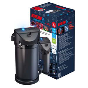 Eheim Classic Vario+E250 With the EHEIM classicVARIO+e you choose three things: First, for the filter +e version“ of our reliable, proven millions of times classic ? Second, for the innovation through wireless electronic control via smartphone, tablet or PC/Mac. And third, for an external filter with a particularly quiet BLDC pump. This means the highest quality, first-class components and carefully coordinated functions. Benefits of the EHEIM classicVARIO+e -Digital advancement of the reliable, proven millions of times classic external filter generation -Electronic filter with integrated WLAN function (Wi? ) and wireless control via smartphone, tablet or PC/Mac