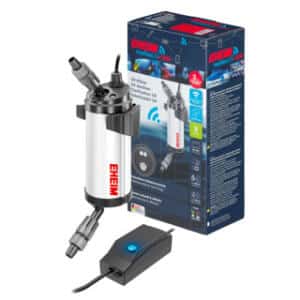 EHEIM ReeflexUV+e are smart UV clarifiers with WiFi control. Just like other ultra-violet steriliser/clarifiers, these are designed to reduce micro-organisms and eliminate cloudiness in aquarium water but are even more efficient and have additional operating modes. 4 models available, for aquariums from 300 to 2000 litres.