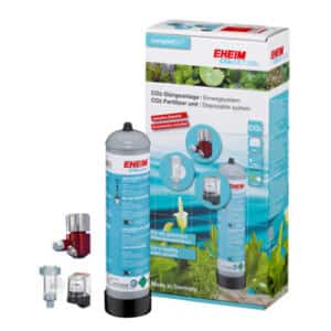 The Eheim CO2 Set 200 is a complete fertiliser system for planted aquaria or aquascape up to 200l This simple and easy to use kit comes supplied with everything else that you need to dose the correct amount of CO2 into your aquarium, encouraging stronger and healthier plant growth.