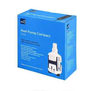 Tmc Compact 1500 DC High Quality, Ultra-Compact DC pumps suitable for salt and freshwater aquariums. MAIN FEATURES: • Unique ultra-compact space-saving design enabling easy installation in small aquariums and sumps where space is a premium • Incorporates the latest electronic pump technology for high power and flow rates combined with