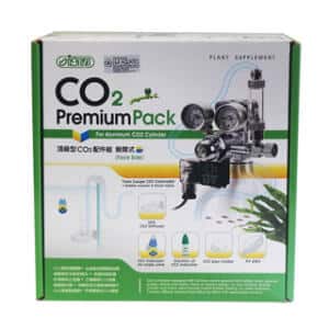 Ista CO2 Premium Pack is a complete set of CO2 accessories to fit Ista (Face Side) aluminium CO2 cylinders (not included). It includes a CO2 controller, a ceramic CO2 diffuser, a CO2 indicator, and accessories. The Ista Twin Gauge CO2 Controller (Face Side) with solenoid safety valve, built-in bubble counter and check valve. This is recommended for use on aquariums up to 400 litres.